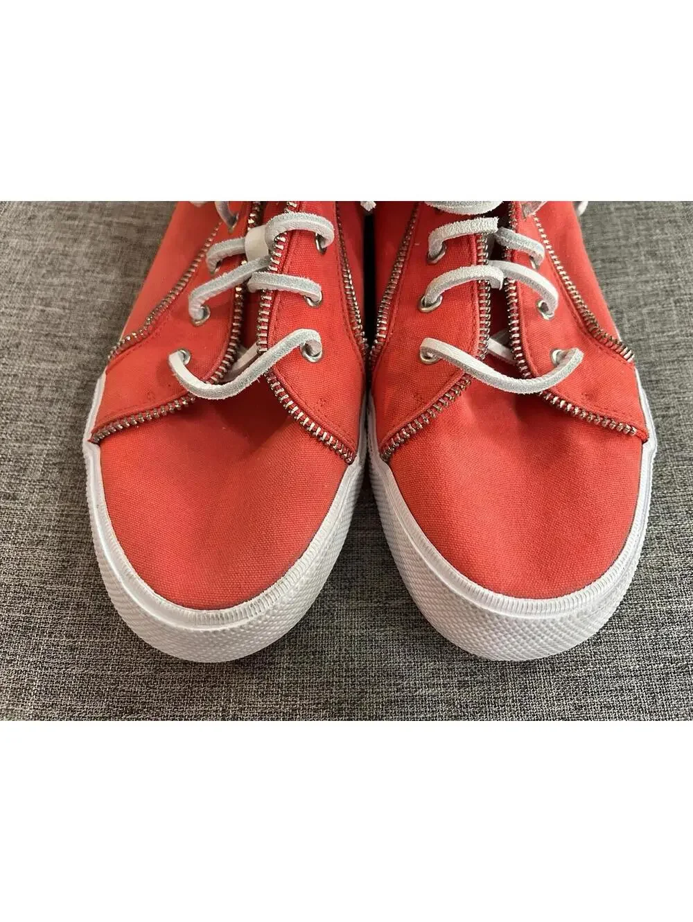 Sperry X Rebecca Minkoff High-Top Sneaker Womens Size 10 Coral